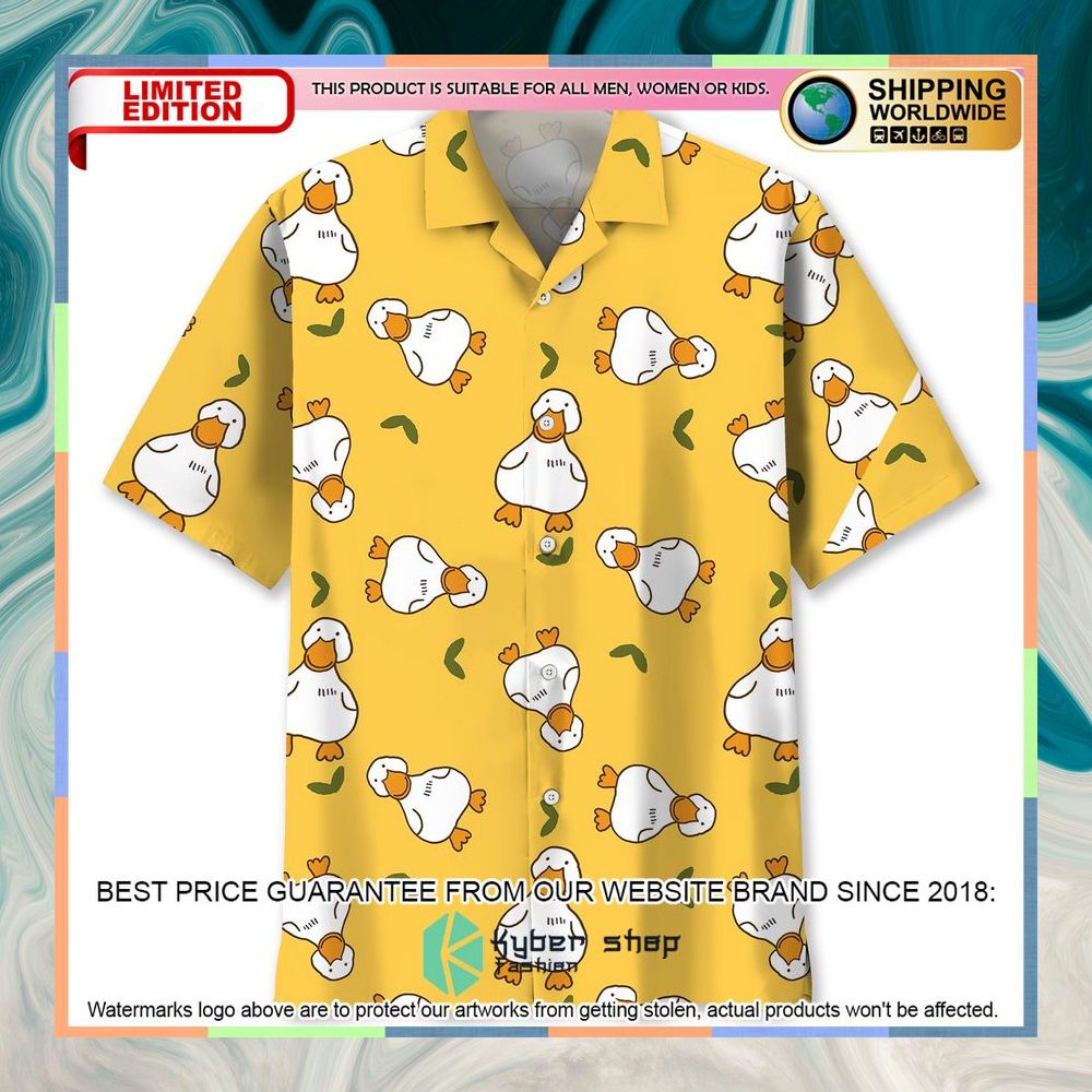 Cartoon Duck Hawaiian Shirt 3 Cartoon Duck Hawaiian Shirt word1