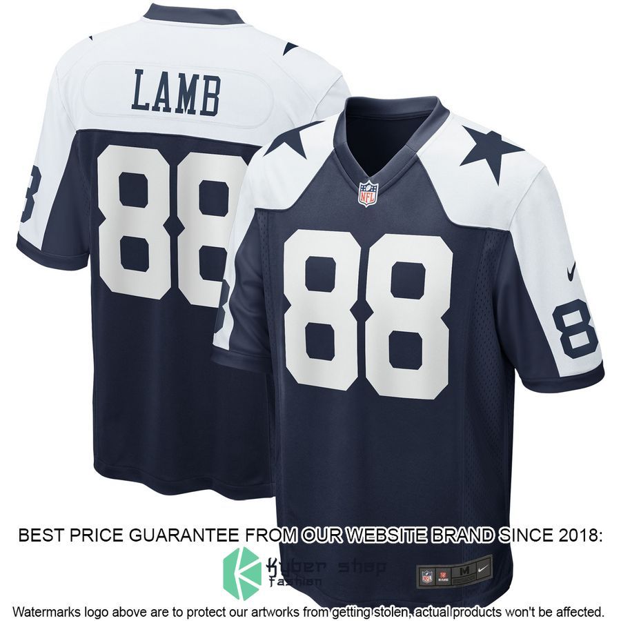 CeeDee Lamb Dallas Cowboys Alternate Football Team Navy Football Jersey 4 CeeDee Lamb Dallas Cowboys Alternate Football Team Navy Football Jersey word1