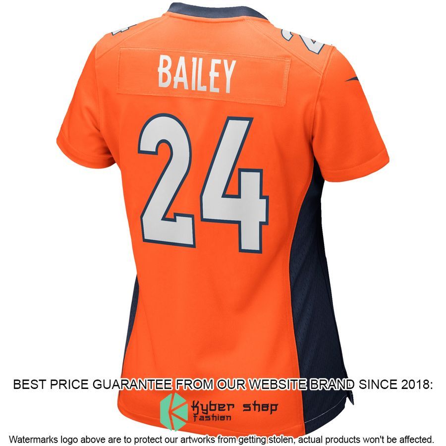 Champ Bailey Denver Broncos Women's Orange Football Jersey 3 Champ Bailey Denver Broncos Women's Orange Football Jersey word3