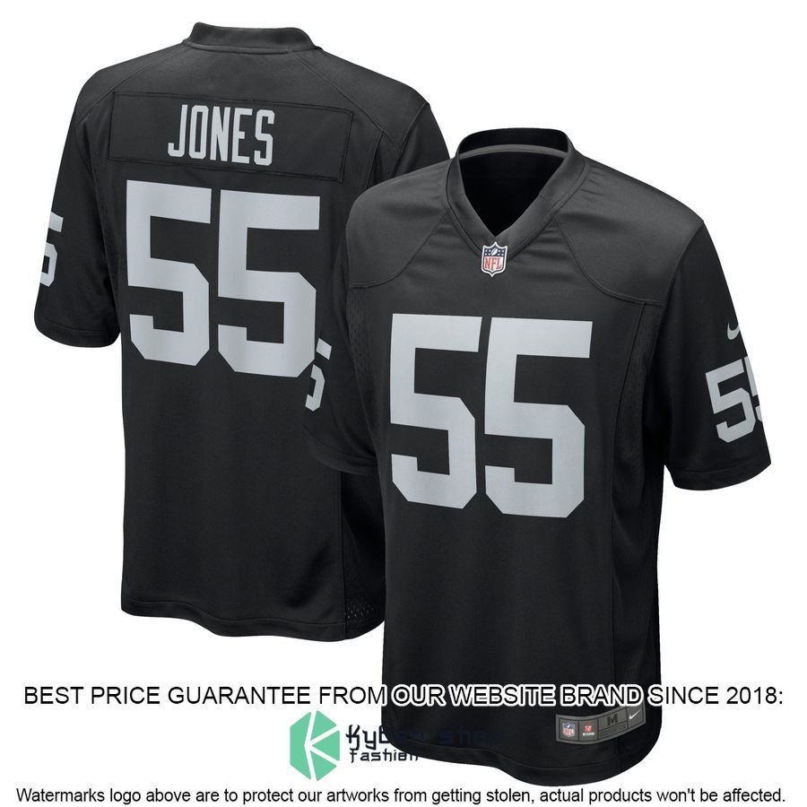 Chandler Jones Las Vegas Raiders Black Football Jersey