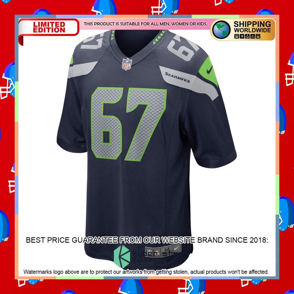 Charles Cross Seattle Seahawks 2022 NFL Draft First Round Pick College Navy Football Jersey 6 Charles Cross Seattle Seahawks 2022 NFL Draft First Round Pick College Navy Football Jersey word1