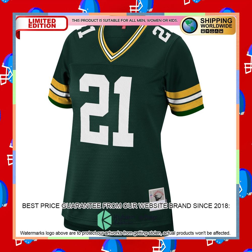 Charles Woodson Green Bay Packers Mitchell & Ness Women's 2010 Legacy Replica Green Football Jersey 6 Charles Woodson Green Bay Packers Mitchell & Ness Women's 2010 Legacy Replica Green Football Jersey word3