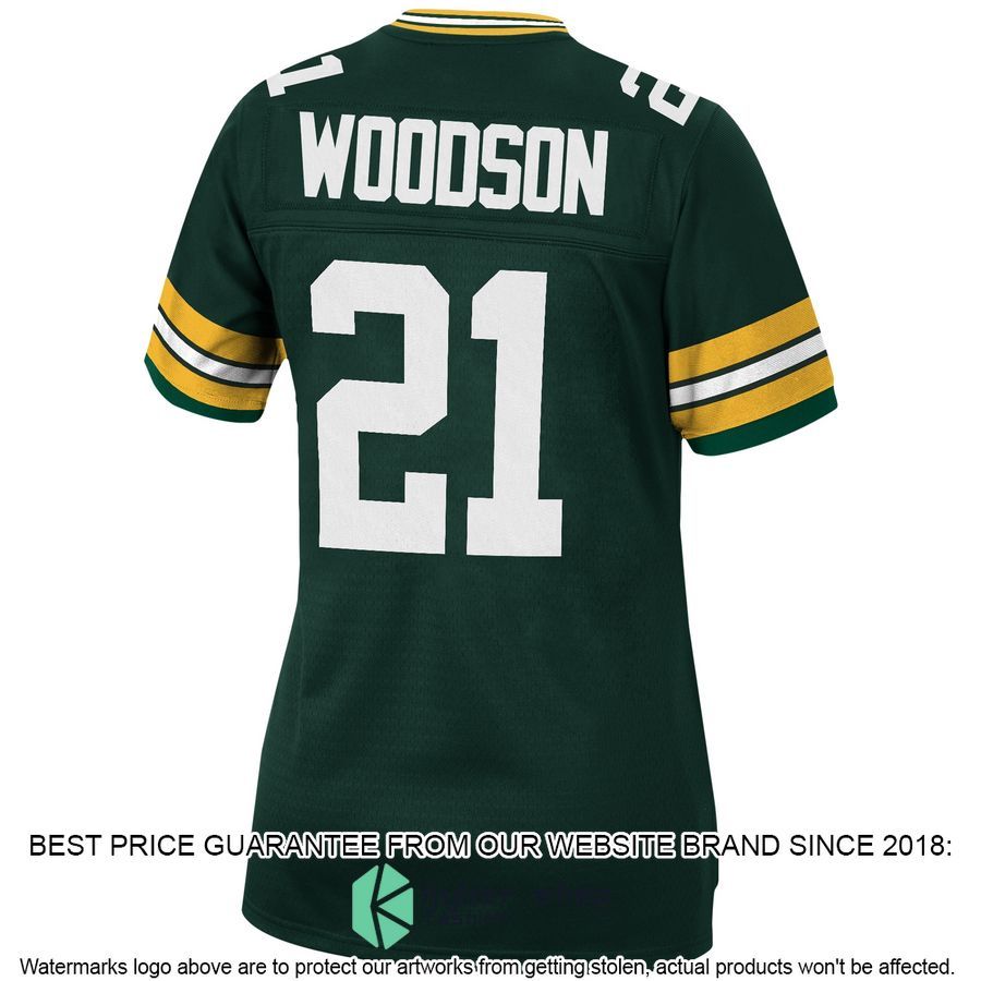 Charles Woodson Green Bay Packers Mitchell & Ness Women's 2010 Legacy Replica Green Football Jersey 3 Charles Woodson Green Bay Packers Mitchell & Ness Women's 2010 Legacy Replica Green Football Jersey word3