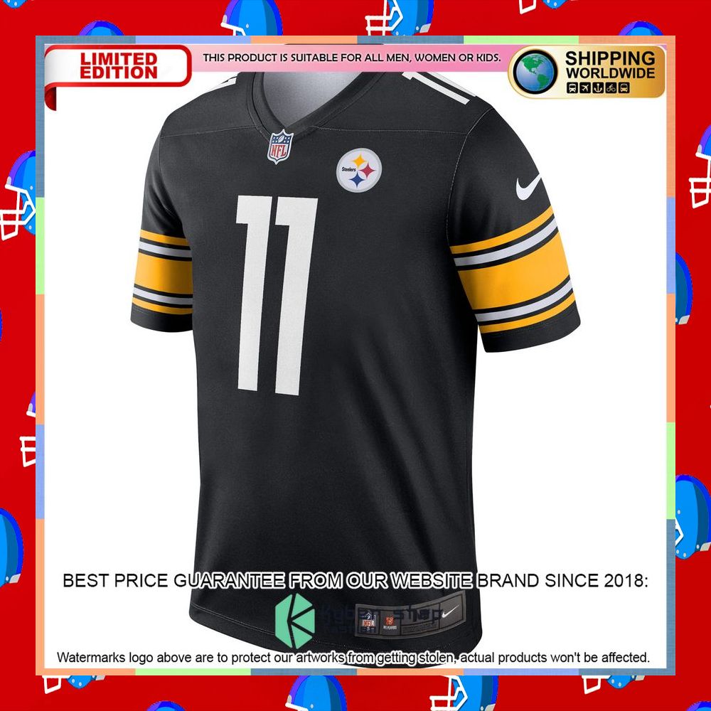 Chase Claypool Pittsburgh Steelers Legend Black Football Jersey 6 Chase Claypool Pittsburgh Steelers Legend Black Football Jersey word3