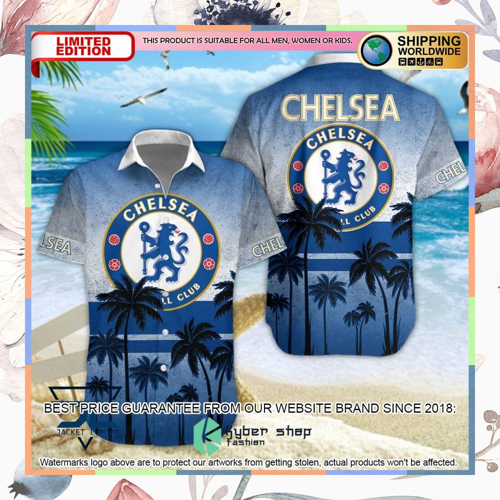Chelsea F.C. Hawaiian Shirt, Shorts 5 Chelsea F.C. Hawaiian Shirt, Shorts word1