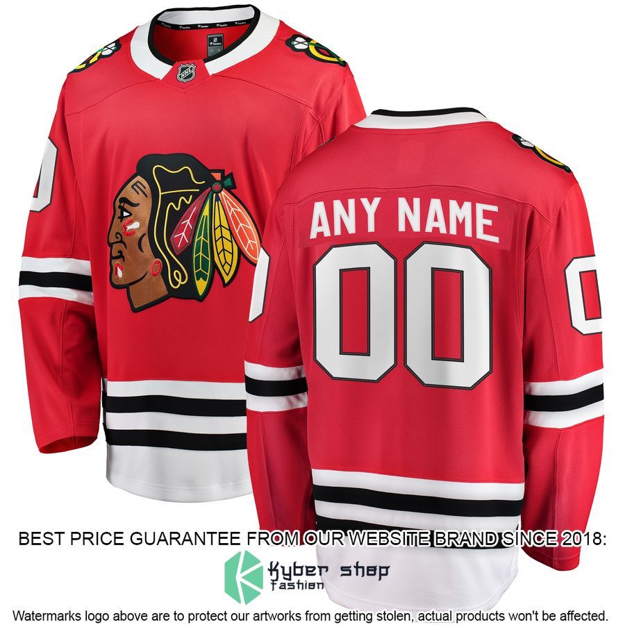 Chicago Blackhawks Away Custom White Hockey Jersey 5 Chicago Blackhawks Away Custom White Hockey Jersey word3
