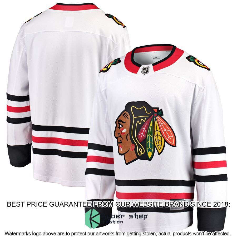 Chicago Blackhawks Away White Hockey Jersey