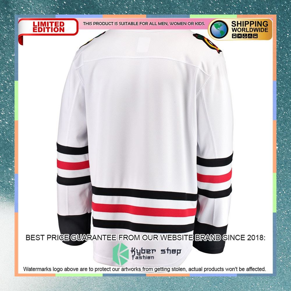 Chicago Blackhawks Away White Hockey Jersey 8 Chicago Blackhawks Away White Hockey Jersey word1