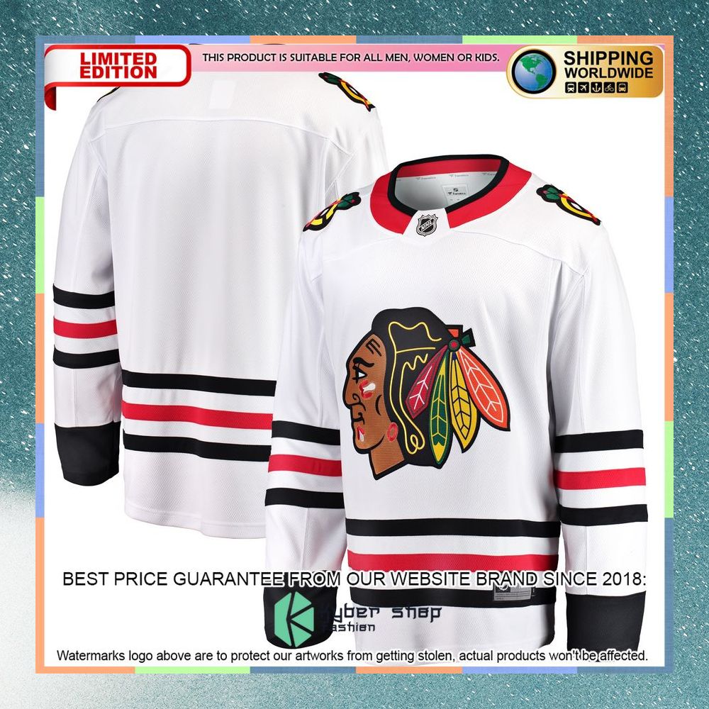 Chicago Blackhawks Away White Hockey Jersey 9 Chicago Blackhawks Away White Hockey Jersey word1