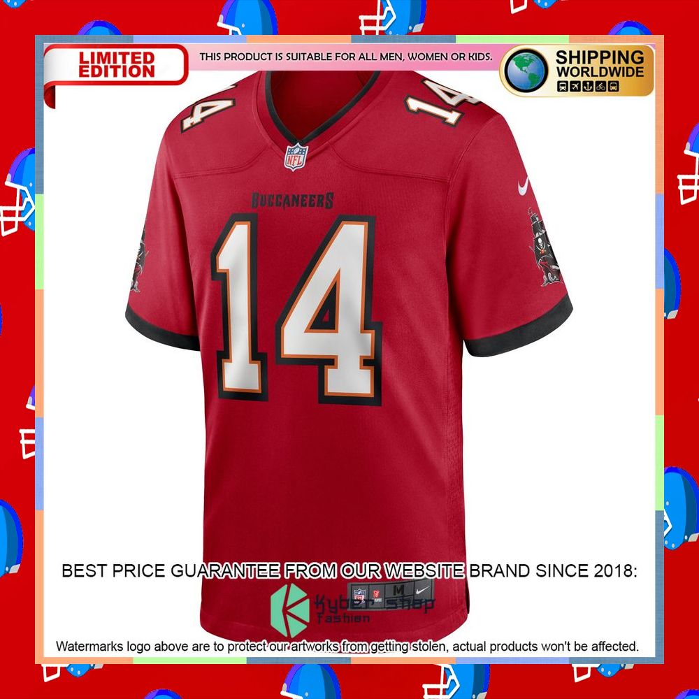 Chris Godwin Tampa Bay Buccaneers Red Football Jersey 6 Chris Godwin Tampa Bay Buccaneers Red Football Jersey word1
