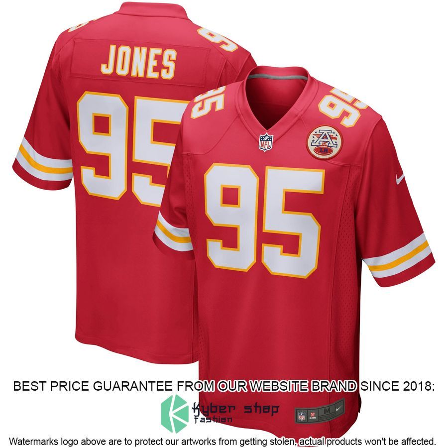 Chris Jones Kansas City Chiefs Red Football Jersey