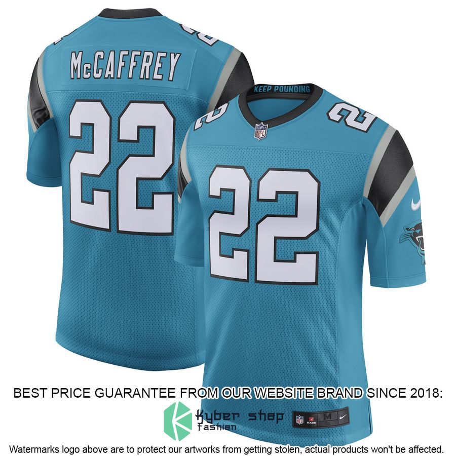 Christian McCaffrey Carolina Panthers Classic Blue Football Jersey