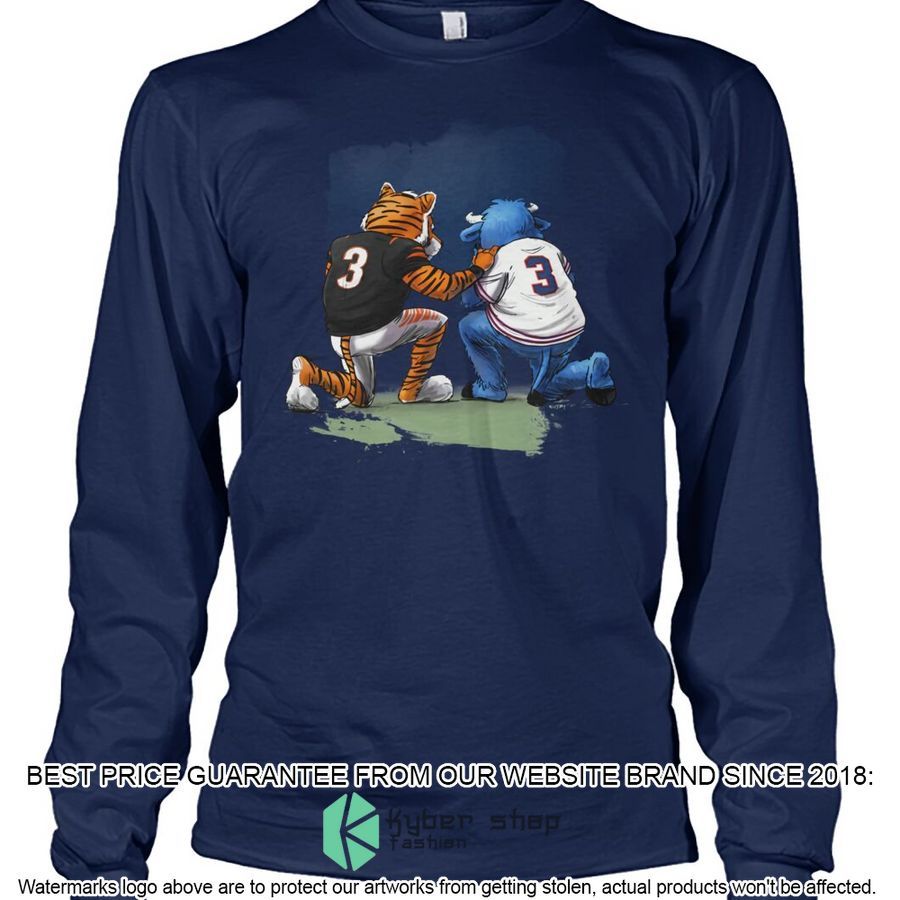 Cincinnati Bengals Buffalo Bills mascot Pray for Damal Shirt, Hoodie 3 Cincinnati Bengals Buffalo Bills mascot Pray for Damal Shirt, Hoodie word2