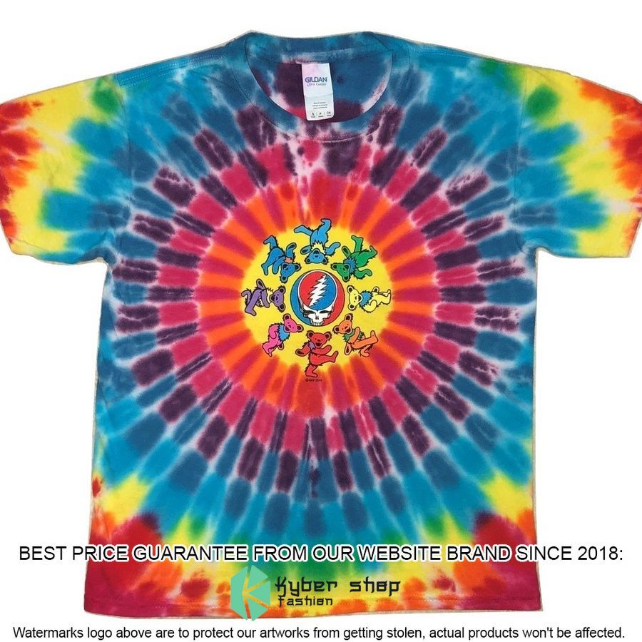 Circle Bears Tie Dye Shirt, Hoodie word2