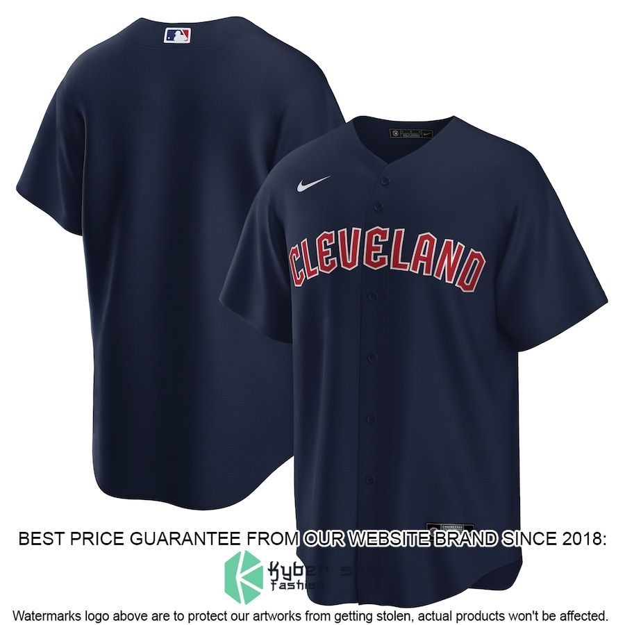 Cleveland Guardians Alternate Navy Baseball Jersey