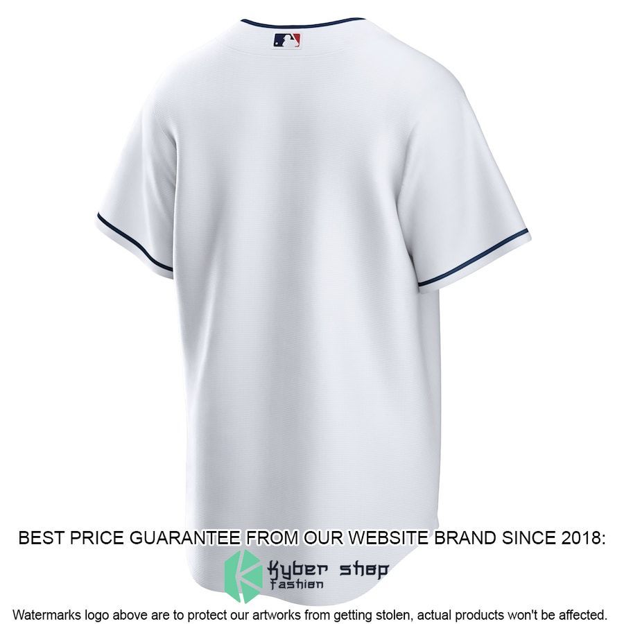 Cleveland Guardians Home Blank White Baseball Jersey 3 Cleveland Guardians Home Blank White Baseball Jersey word2
