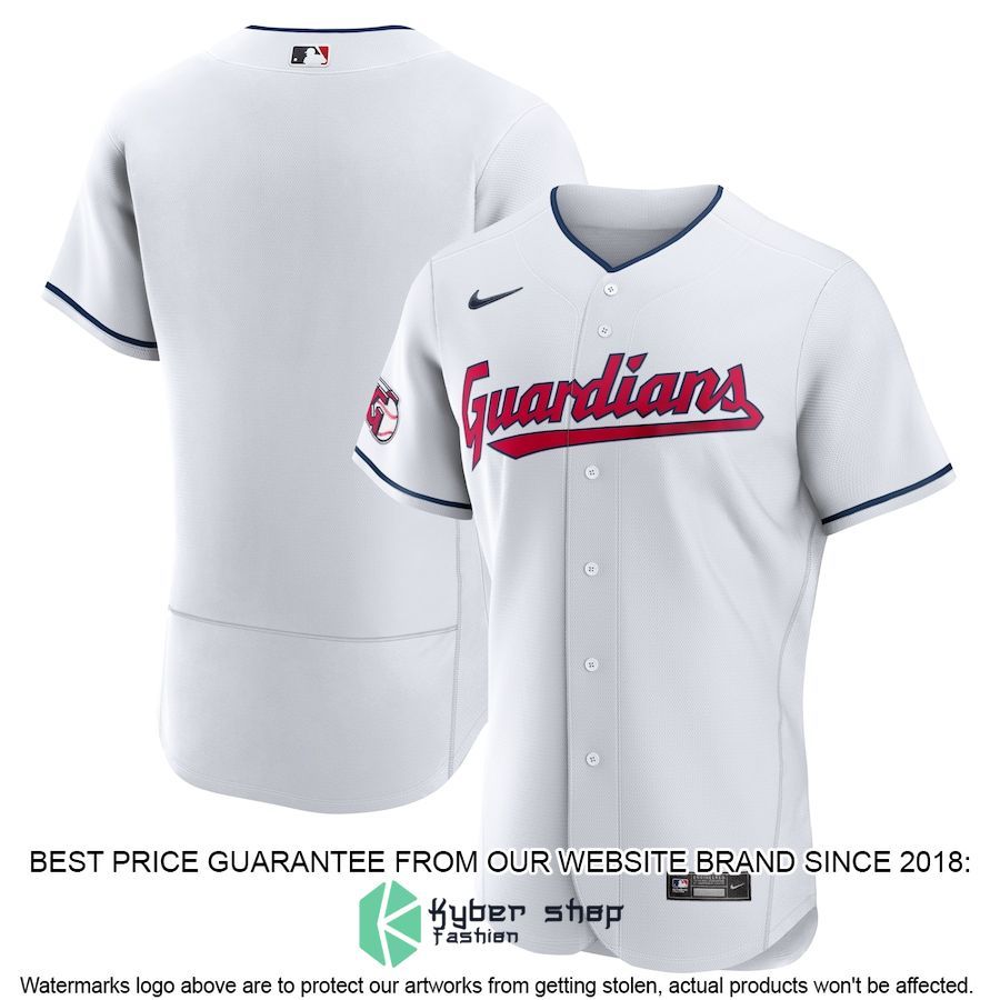 Cleveland Guardians Home Team White Baseball Jersey