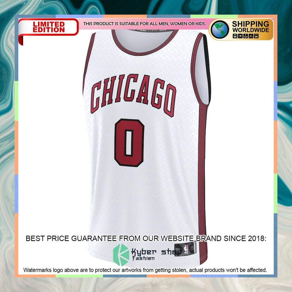Coby White Chicago Bulls 2022-23 Fastbreak City Edition White Basketball Jersey 5 Coby White Chicago Bulls 2022-23 Fastbreak City Edition White Basketball Jersey word3