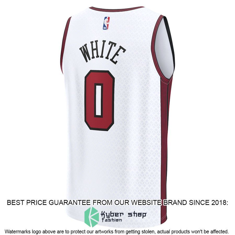 Coby White Chicago Bulls 2022-23 Fastbreak City Edition White Basketball Jersey 3 Coby White Chicago Bulls 2022-23 Fastbreak City Edition White Basketball Jersey word3