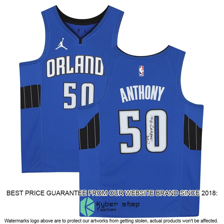 Cole Anthony Orlando Magic Fanatics Jordan Brand Blue 2020-21 Basketball Jersey