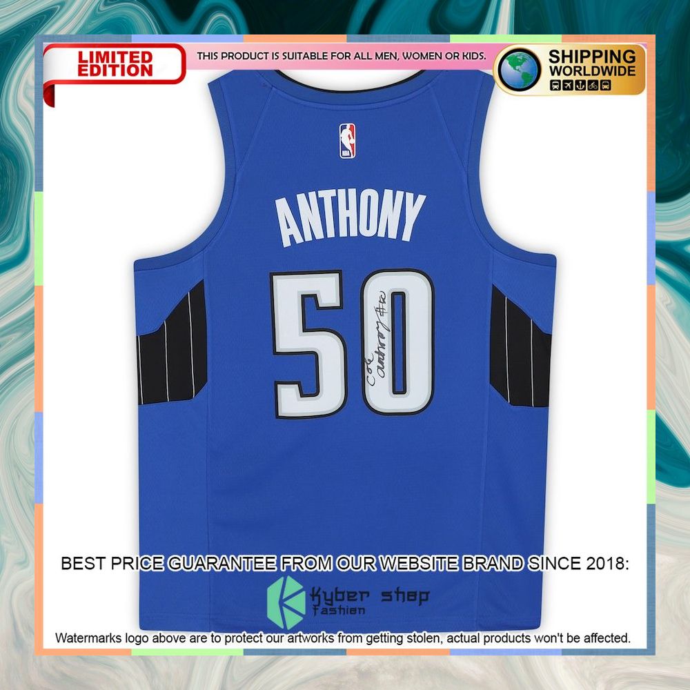 Cole Anthony Orlando Magic Fanatics Jordan Brand Blue 2020-21 Basketball Jersey 5 Cole Anthony Orlando Magic Fanatics Jordan Brand Blue 2020-21 Basketball Jersey word3