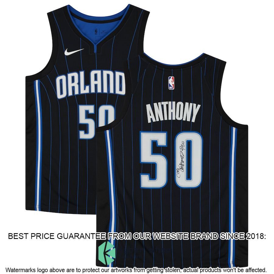 Cole Anthony Orlando Magic Nike Black 2020-21 Basketball Jersey