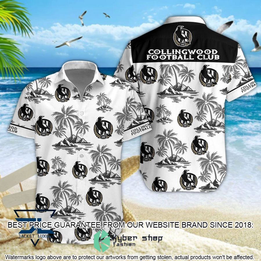Collingwood Football Club Hawaiian Shirt, Shorts
