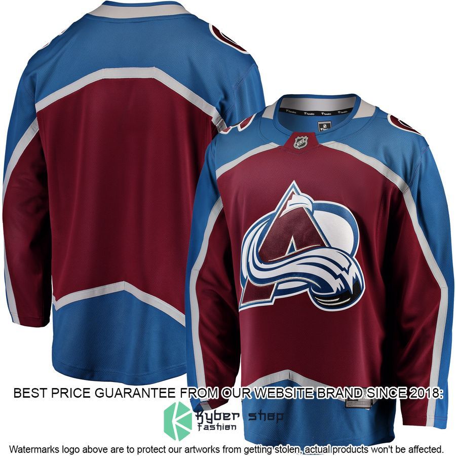 Colorado Avalanche Breakaway Home Maroon Hockey Jersey