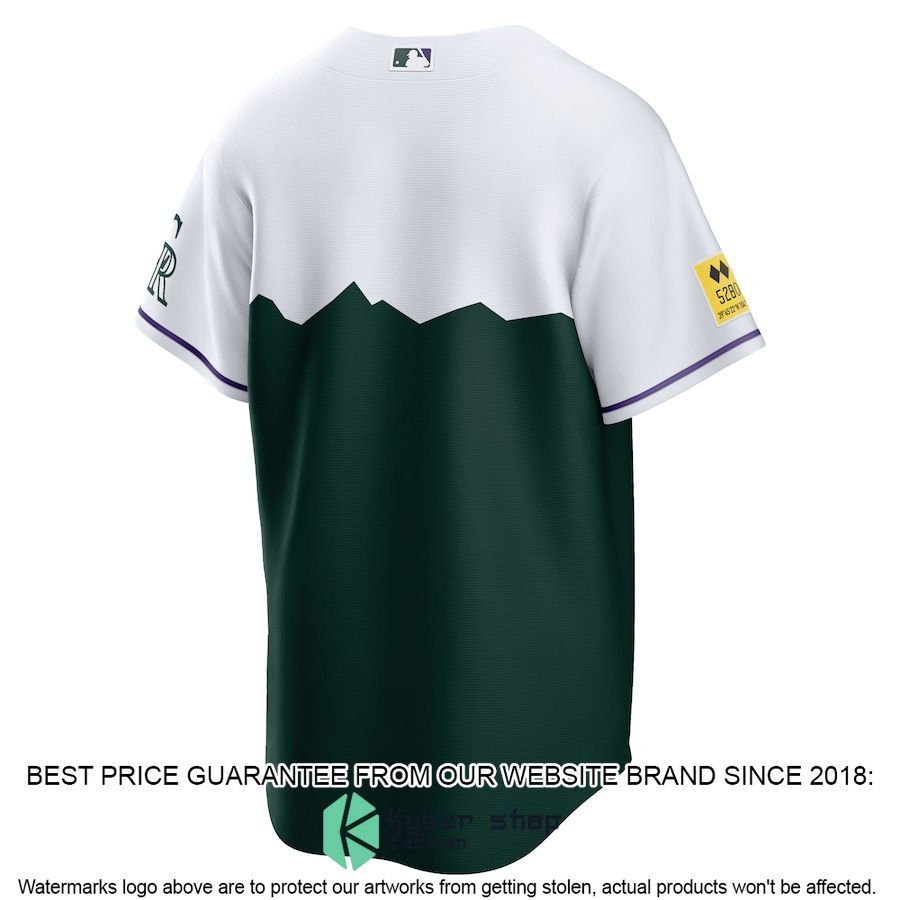 Colorado Rockies 2022 City Connect Team Green Baseball Jersey 3 Colorado Rockies 2022 City Connect Team Green Baseball Jersey word1