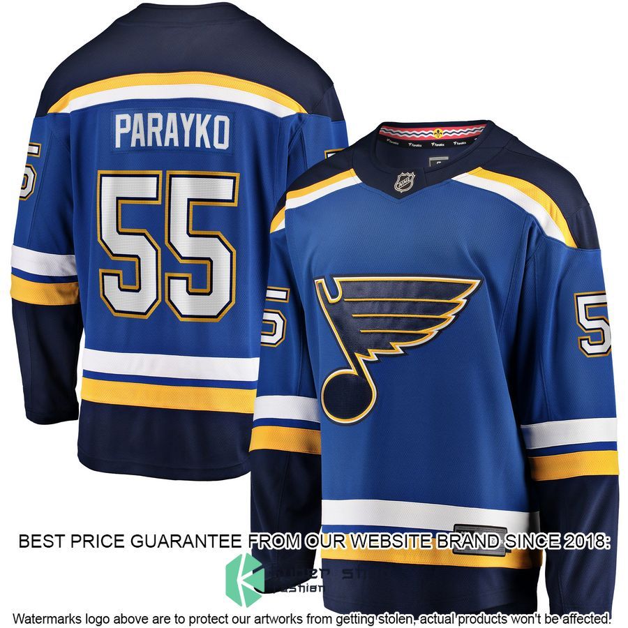 Colton Parayko St. Louis Blues Breakaway Blue Hockey Jersey
