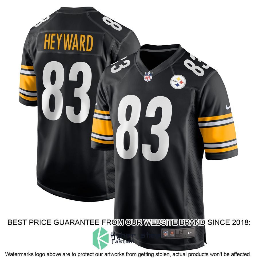 Connor Heyward Pittsburgh Steelers Black Football Jersey 4 Connor Heyward Pittsburgh Steelers Black Football Jersey word1