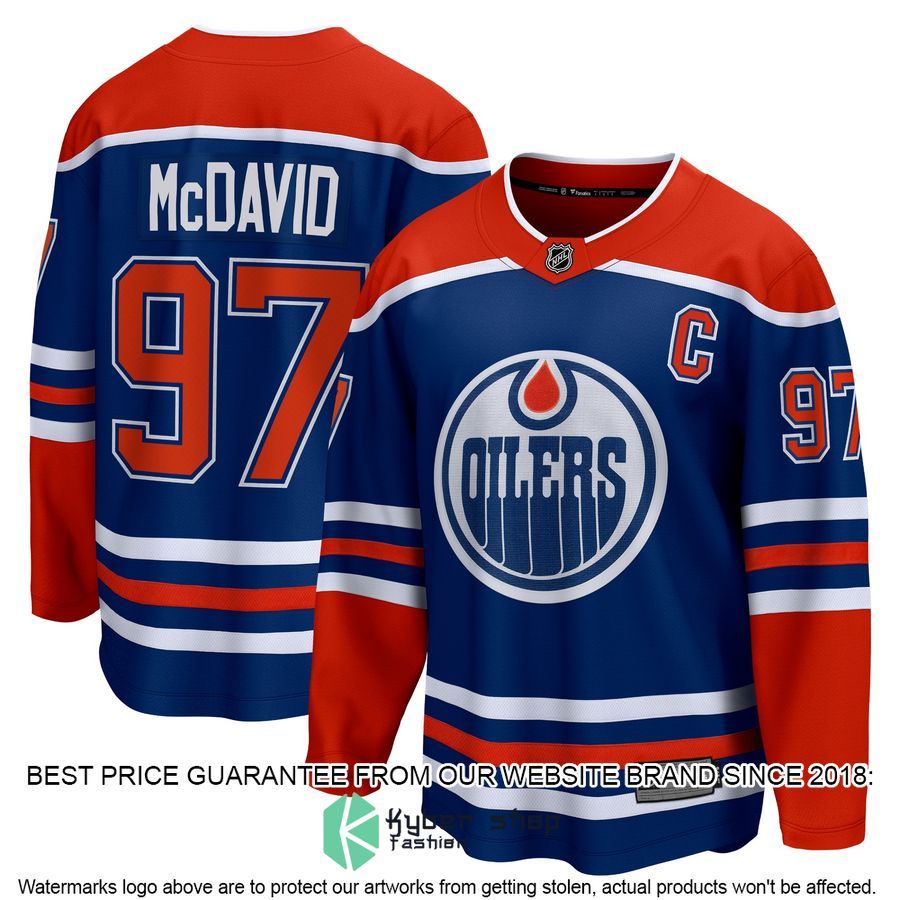 Connor McDavid Edmonton Oilers Home Premier Royal Hockey Jersey 4 Connor McDavid Edmonton Oilers Home Premier Royal Hockey Jersey word2