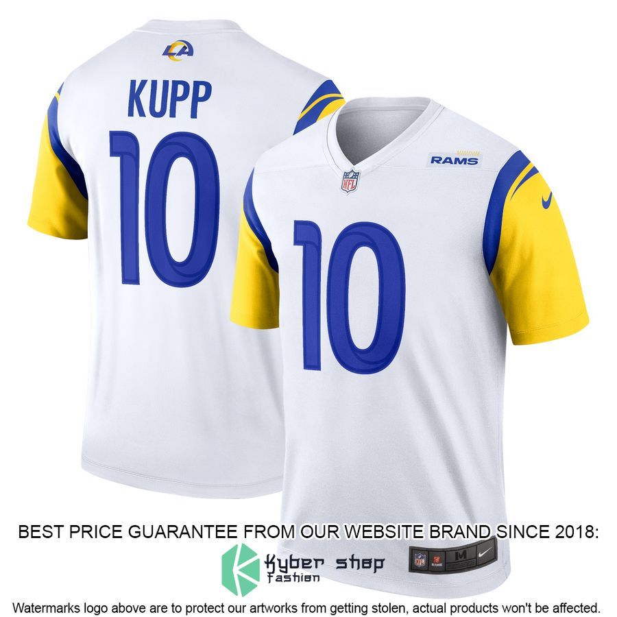 Cooper Kupp Los Angeles Rams Legend White Football Jersey 4 Cooper Kupp Los Angeles Rams Legend White Football Jersey word3