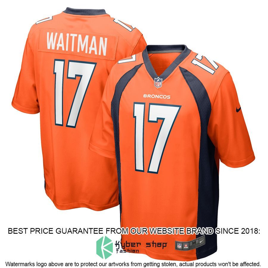 Corliss Waitman Denver Broncos Orange Football Jersey 4 Corliss Waitman Denver Broncos Orange Football Jersey word3