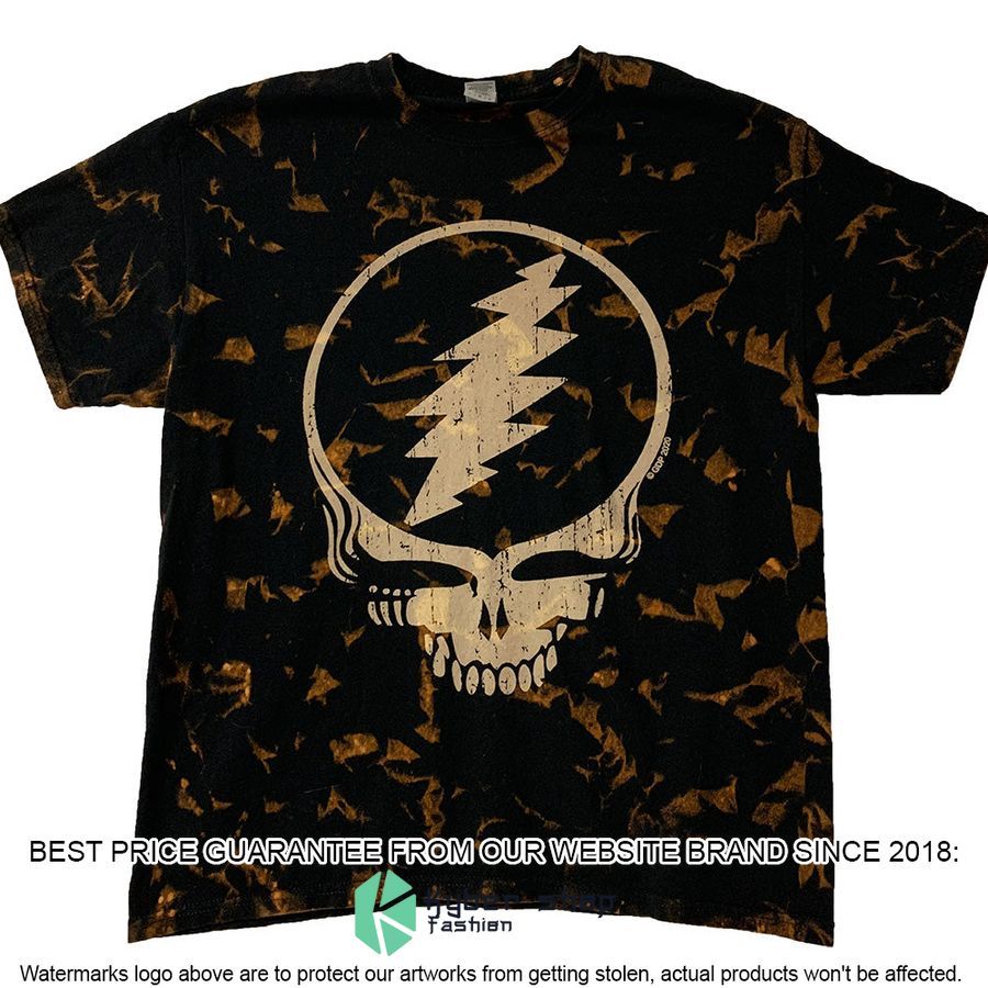Crinkle Stealie Tie Dye Shirt, Hoodie