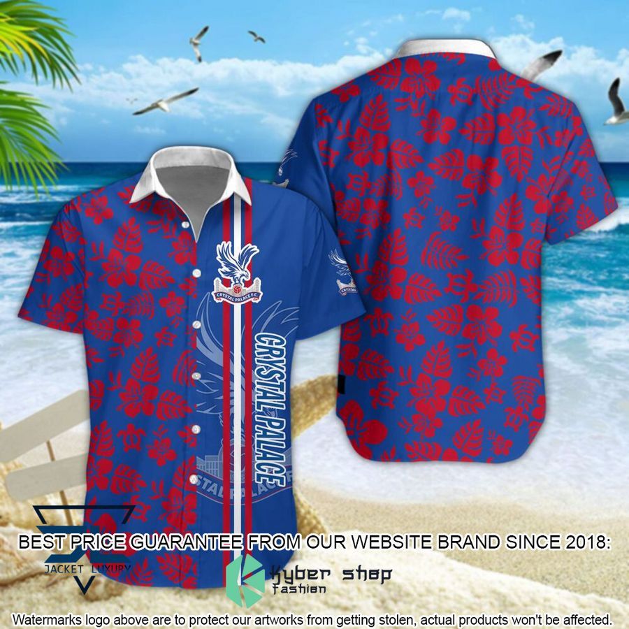 Crystal Palace F.C Flowers Hawaiian Shirt, Shorts