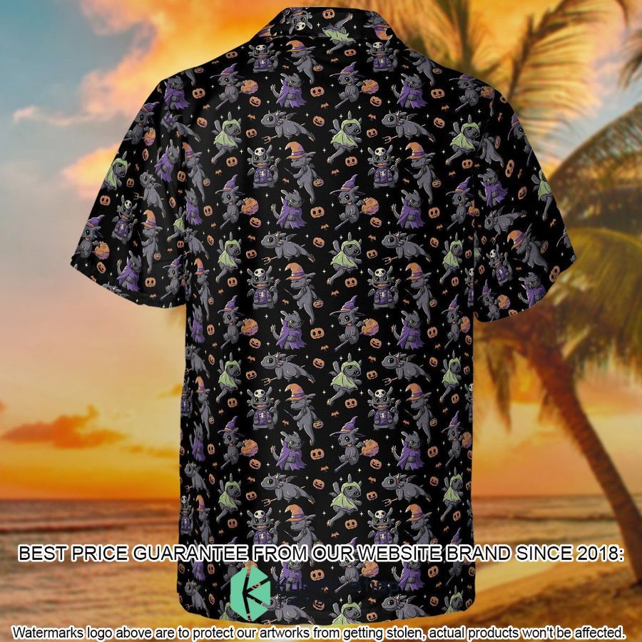 Cute Toothless Halloween Pattern Hawaiian Shirt 3 Cute Toothless Halloween Pattern Hawaiian Shirt word1