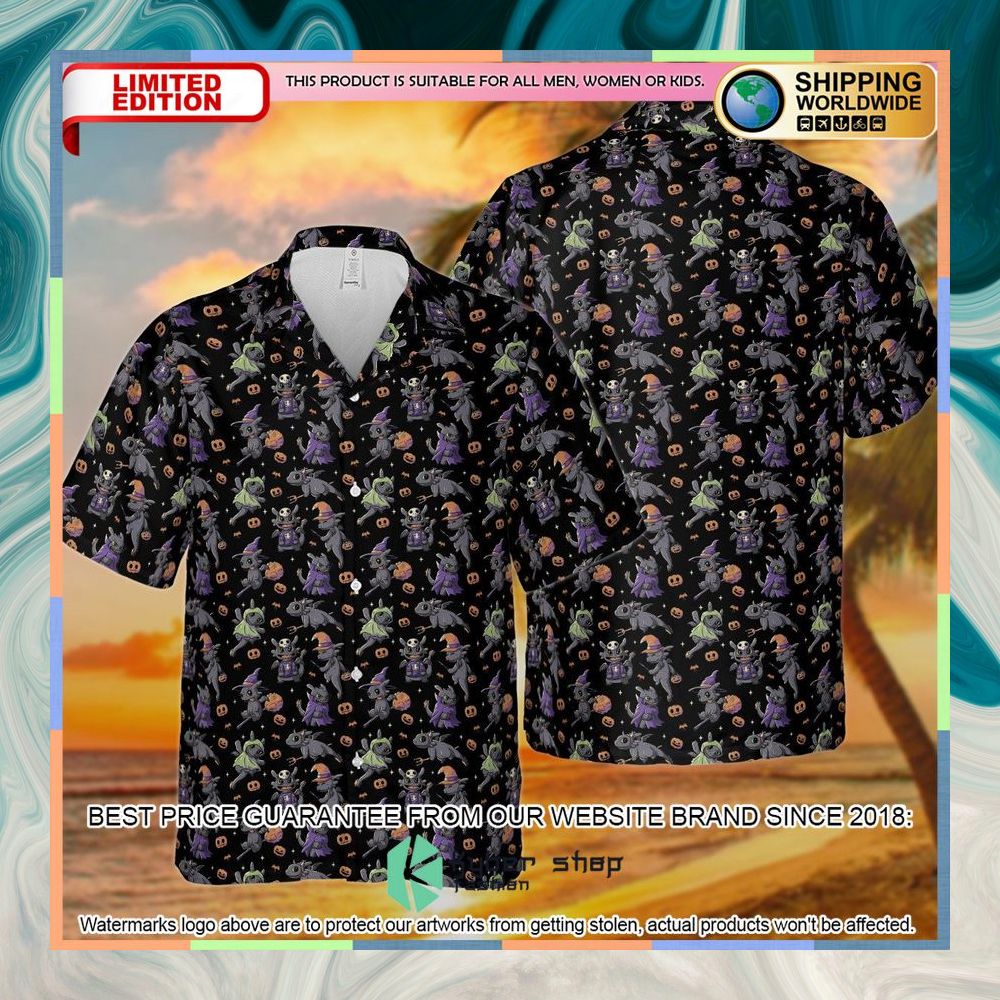 Cute Toothless Halloween Pattern Hawaiian Shirt 8 Cute Toothless Halloween Pattern Hawaiian Shirt word1