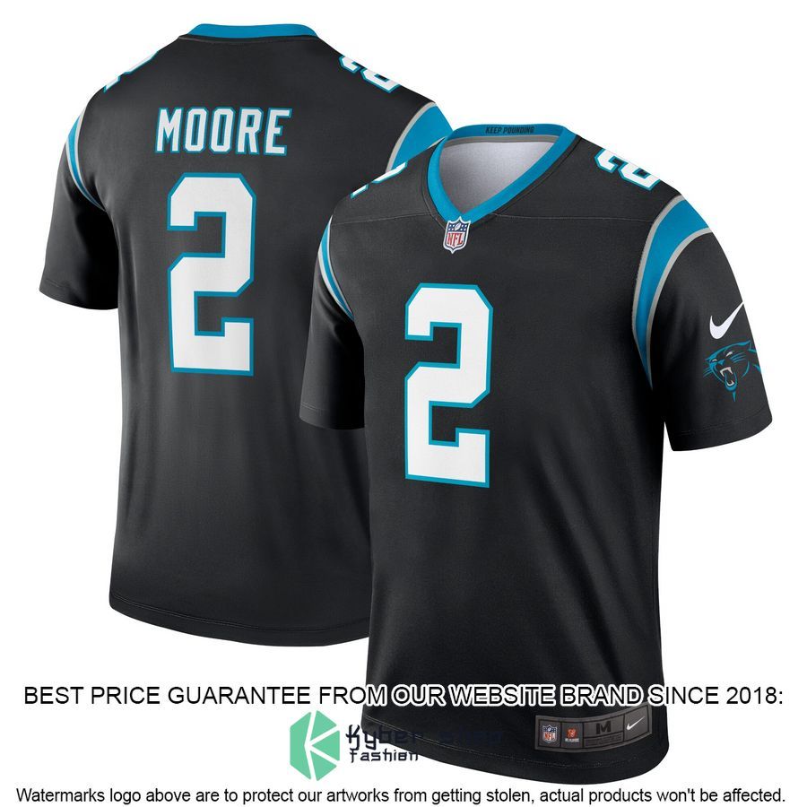 D.J. Moore Carolina Panthers Legend Black Football Jersey