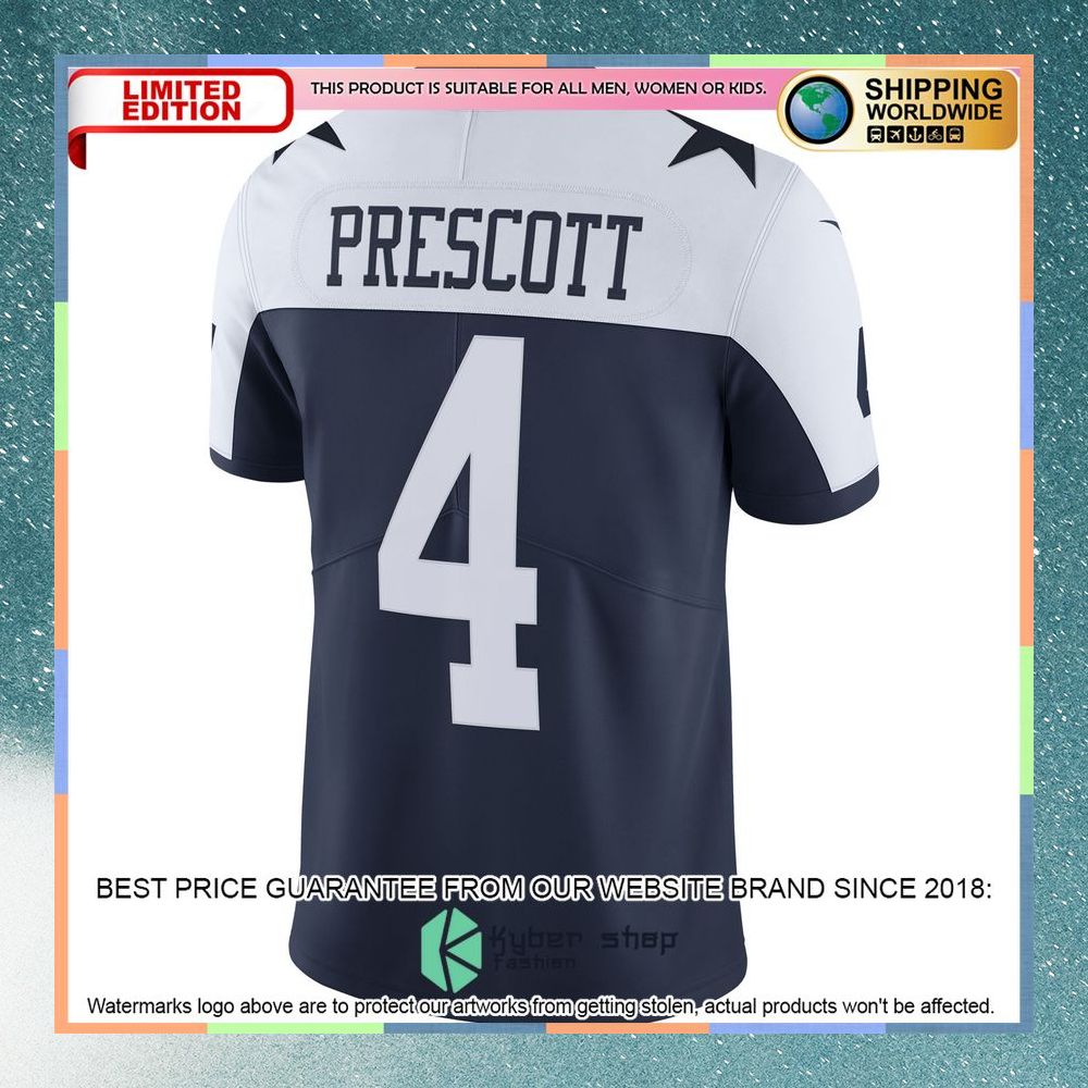 Dak Prescott Dallas Cowboys Alternate Vapor Navy Football Jersey 7 Dak Prescott Dallas Cowboys Alternate Vapor Navy Football Jersey word3