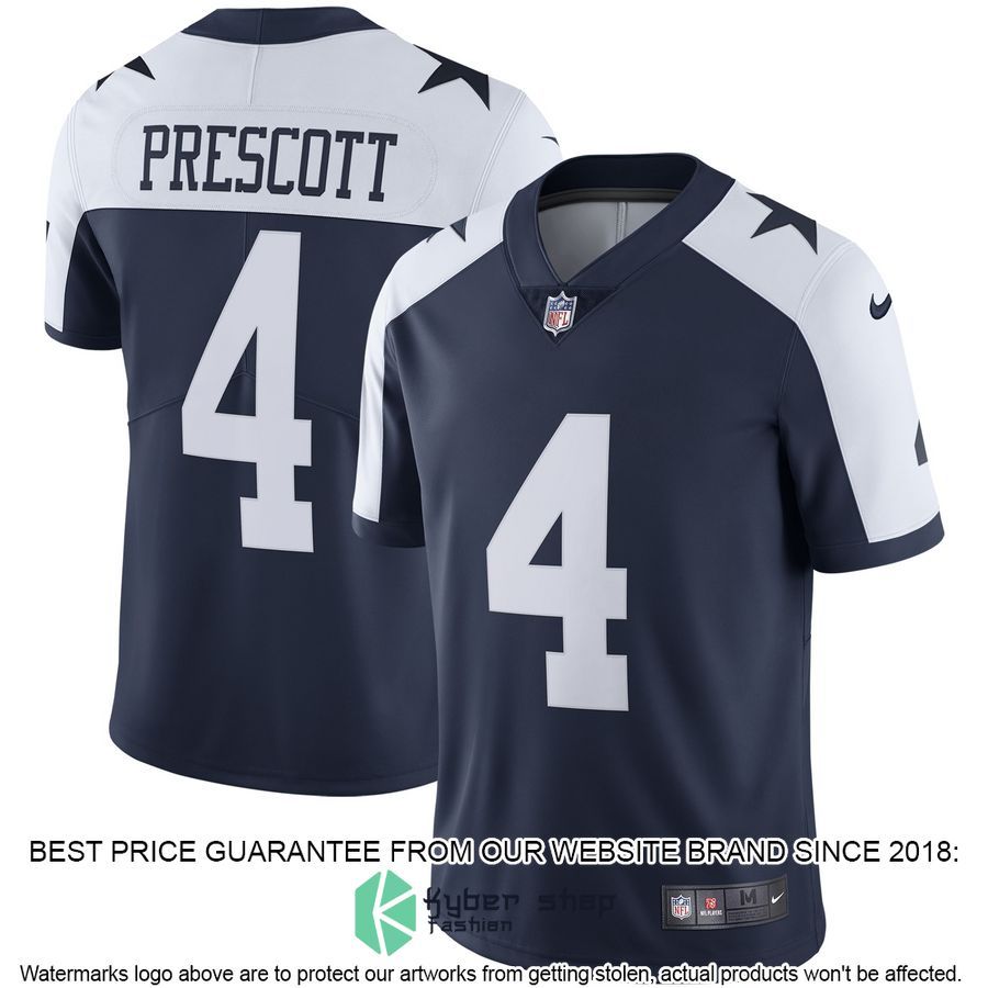 Dak Prescott Dallas Cowboys Alternate Vapor Navy Football Jersey 4 Dak Prescott Dallas Cowboys Alternate Vapor Navy Football Jersey word3