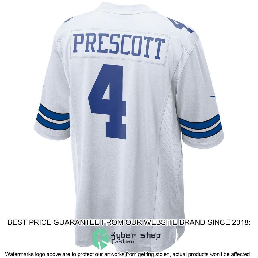 Dak Prescott Dallas Cowboys Football Team White Football Jersey 3 Dak Prescott Dallas Cowboys Football Team White Football Jersey word2