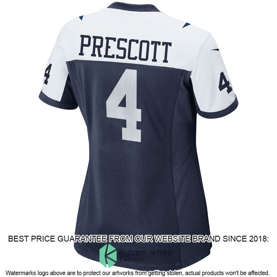 Dak Prescott Dallas Cowboys Women's Alternate Football Team Navy Football Jersey 3 Dak Prescott Dallas Cowboys Women's Alternate Football Team Navy Football Jersey word1