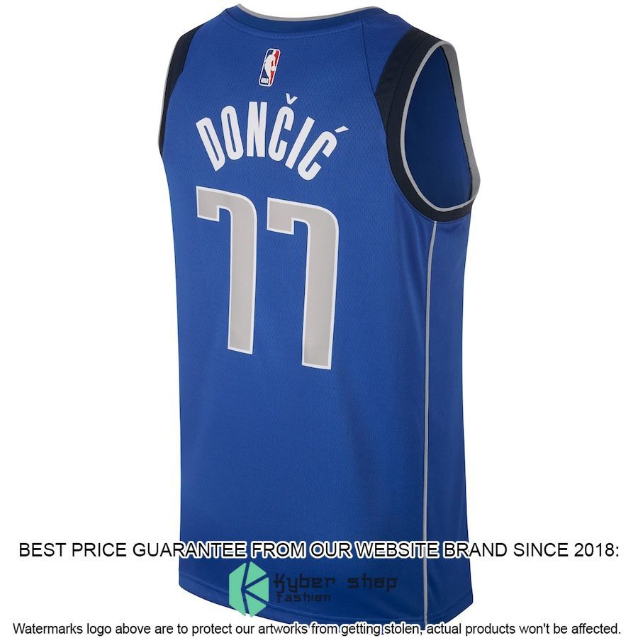 Dallas Mavericks Luka Doncic Nike Men's Royal Basketball Jersey 3 Dallas Mavericks Luka Doncic Nike Men's Royal Basketball Jersey word1