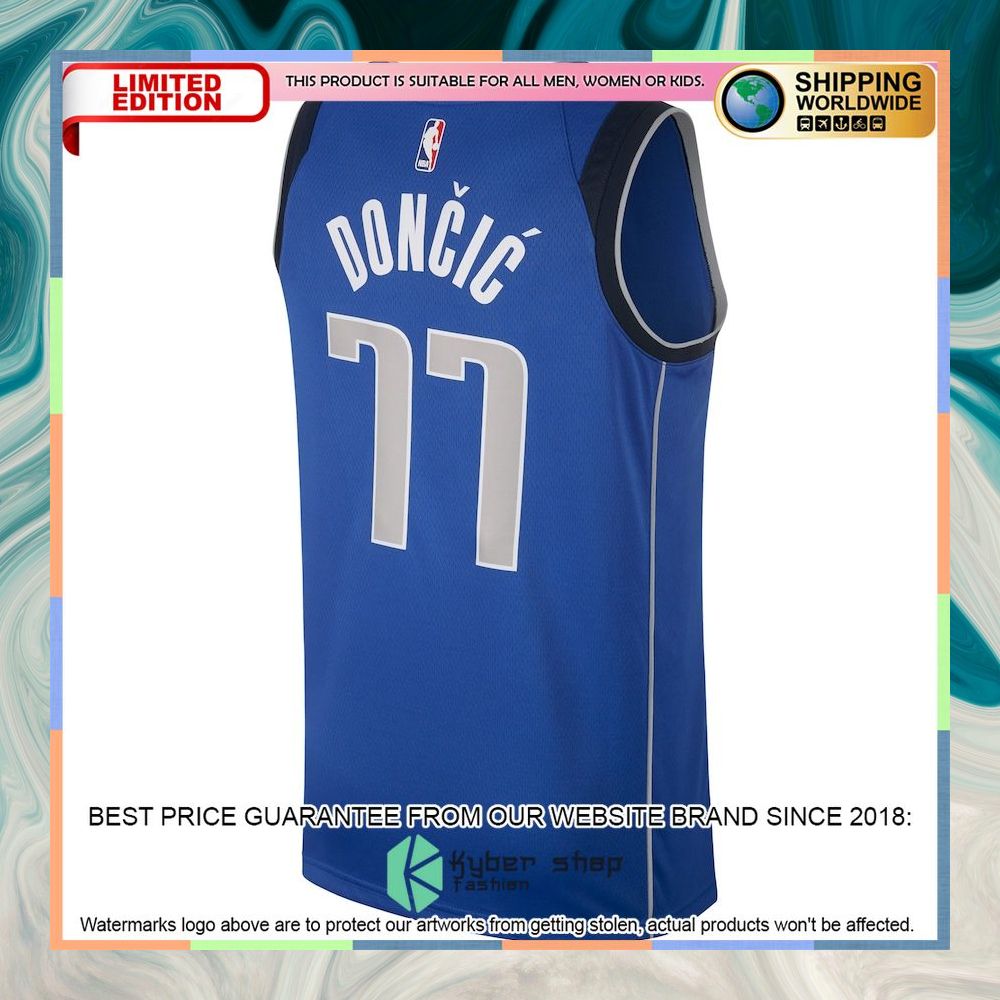 Dallas Mavericks Luka Doncic Nike Men's Royal Basketball Jersey 6 Dallas Mavericks Luka Doncic Nike Men's Royal Basketball Jersey word1