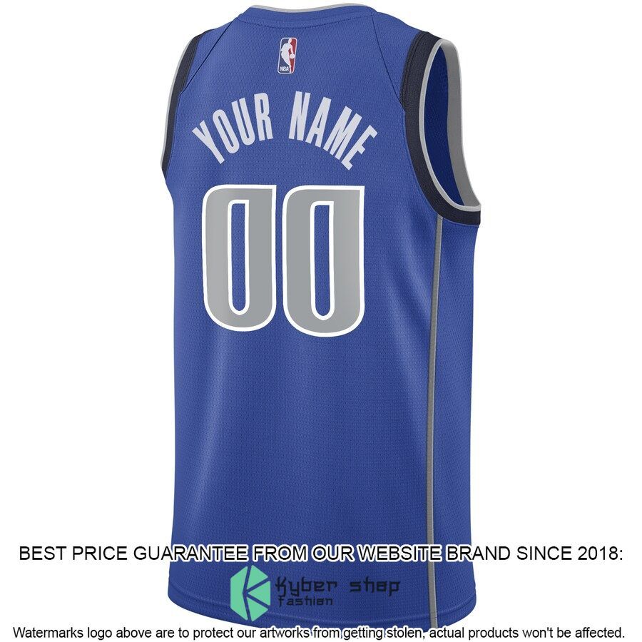 Dallas Mavericks Nike 2020-21 Custom Blue Basketball Jersey 3 Dallas Mavericks Nike 2020-21 Custom Blue Basketball Jersey word3