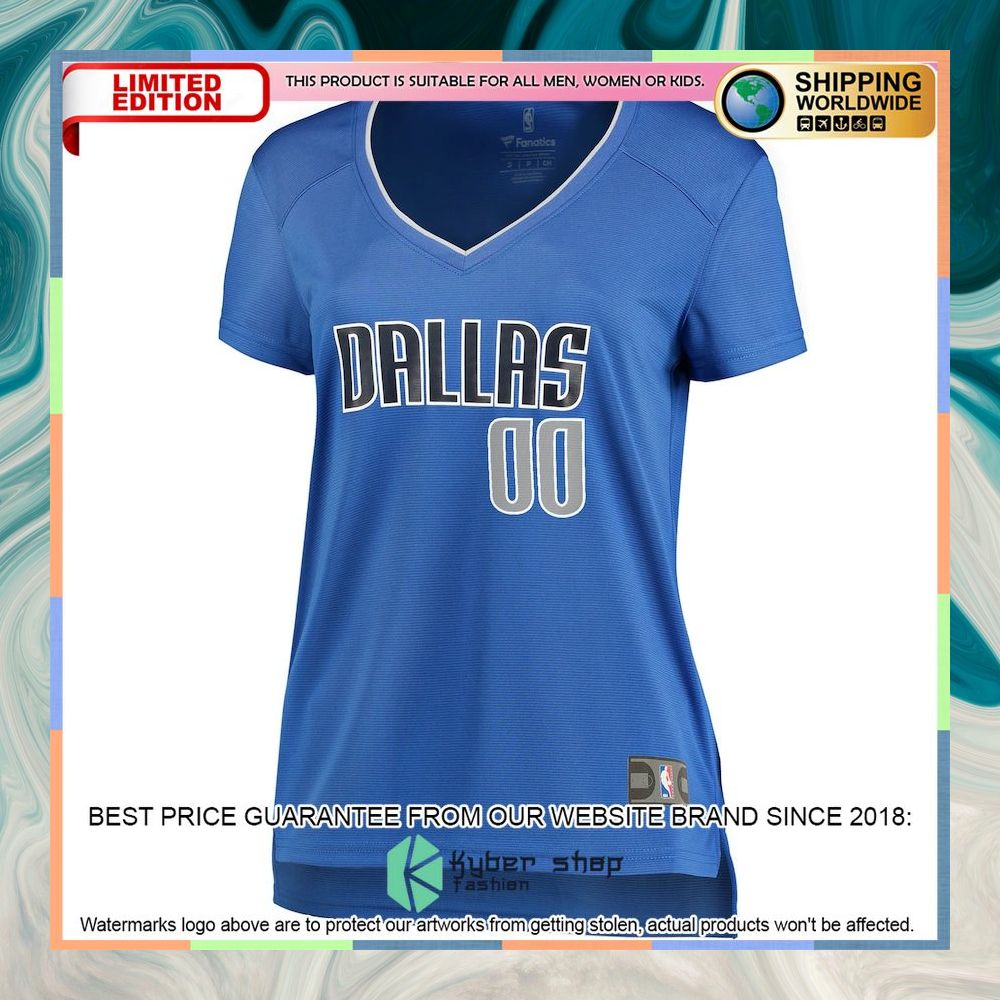 Dallas Mavericks Women's Custom Royal Basketball Jersey 5 Dallas Mavericks Women's Custom Royal Basketball Jersey word2