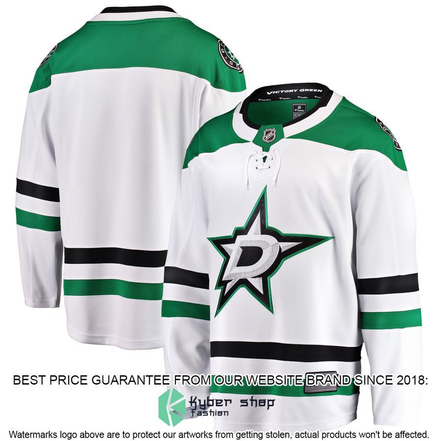 Dallas Stars Breakaway Away White Hockey Jersey