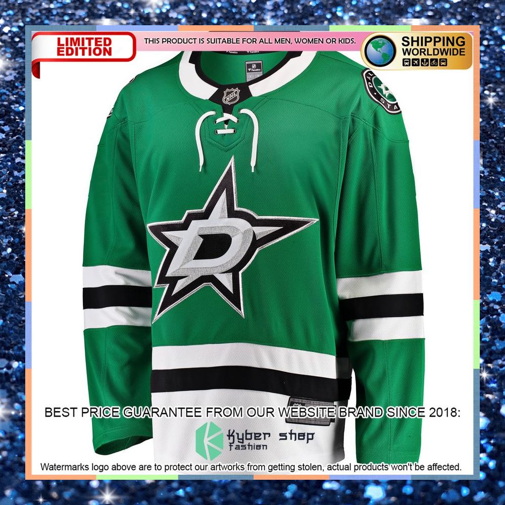 Dallas Stars Breakaway Home Green Hockey Jersey 7 Dallas Stars Breakaway Home Green Hockey Jersey word3