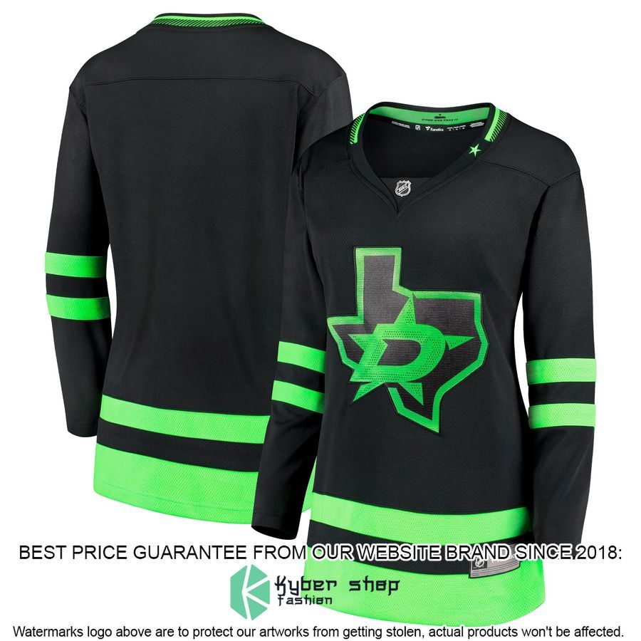 Dallas Stars Women's 2020-21 Alternate Premier Black Hockey Jersey